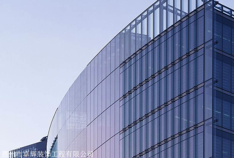 东莞卓辉幕墙工程公司 明框幕墙施工